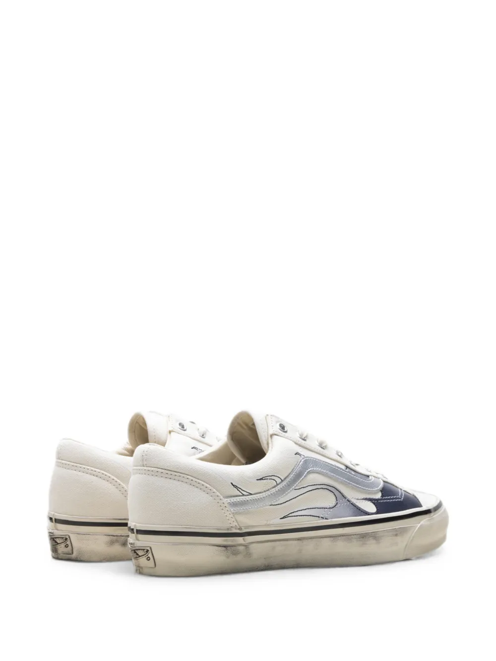 Vans Premium Old Skool 36 Flames lace-up sneakers Wit