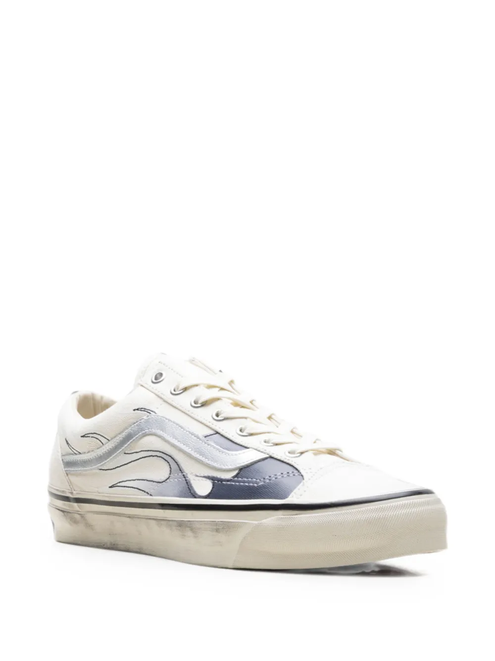 Vans Premium Old Skool 36 Flames lace-up sneakers Wit