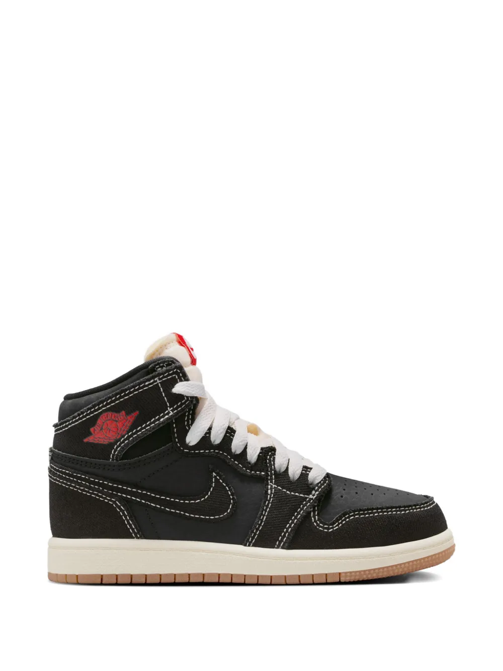Jordan Kids Air Jordan 1 Retro High OG sneakers Zwart