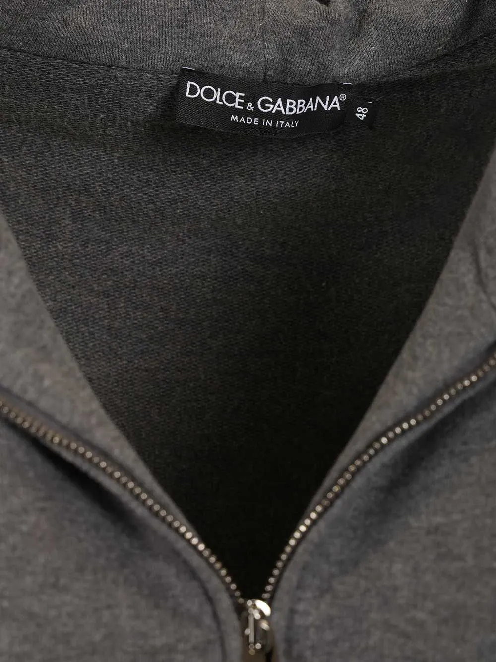 Dolce & Gabbana Hoodie met logopatch Grijs