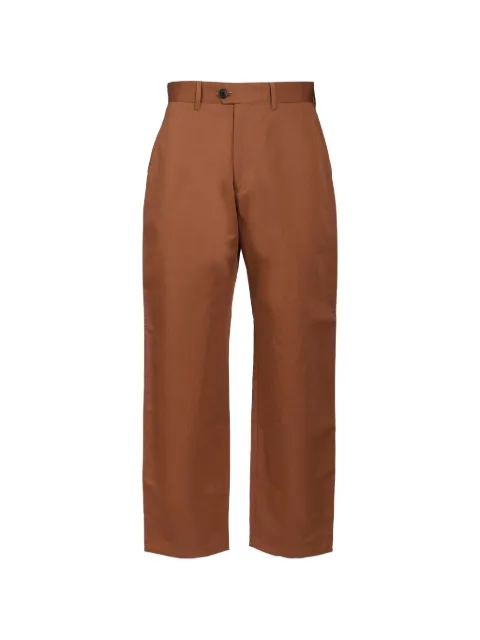 Paul Smith slub-texture trousers