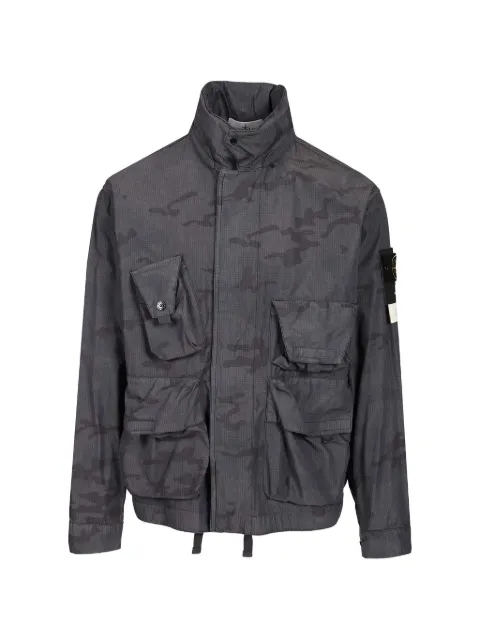 Stone Island ripstop camouflage jacket
