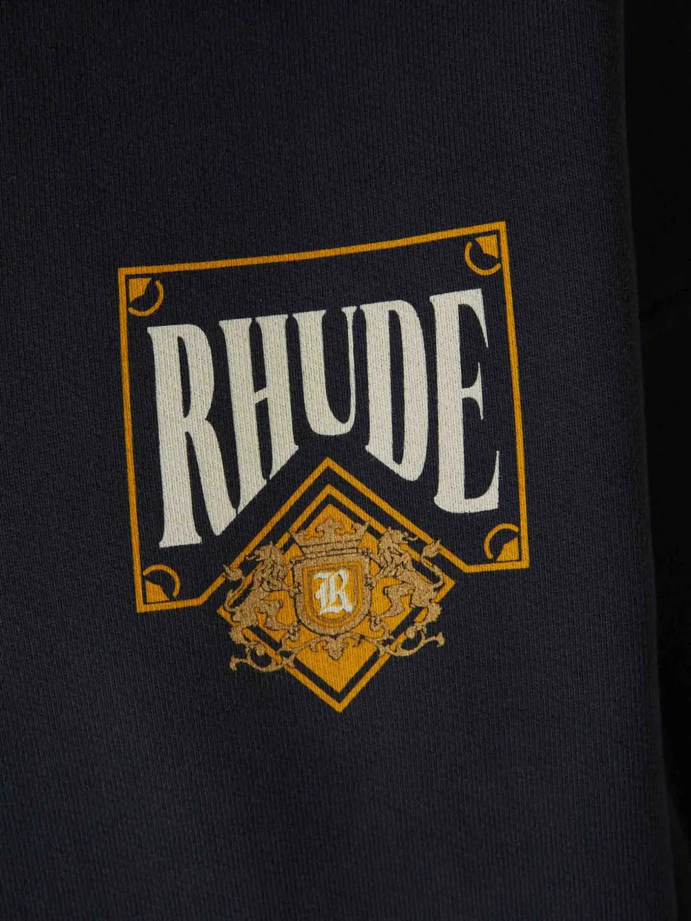 RHUDE Hoodie met logoprint Blauw
