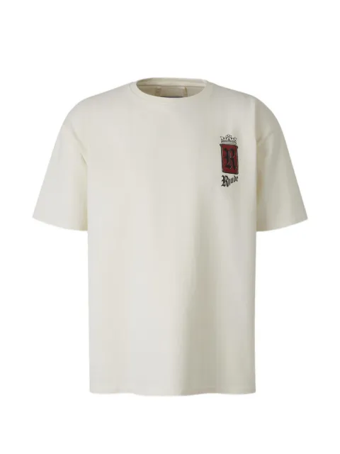 RHUDE logo-print cotton T-shirt