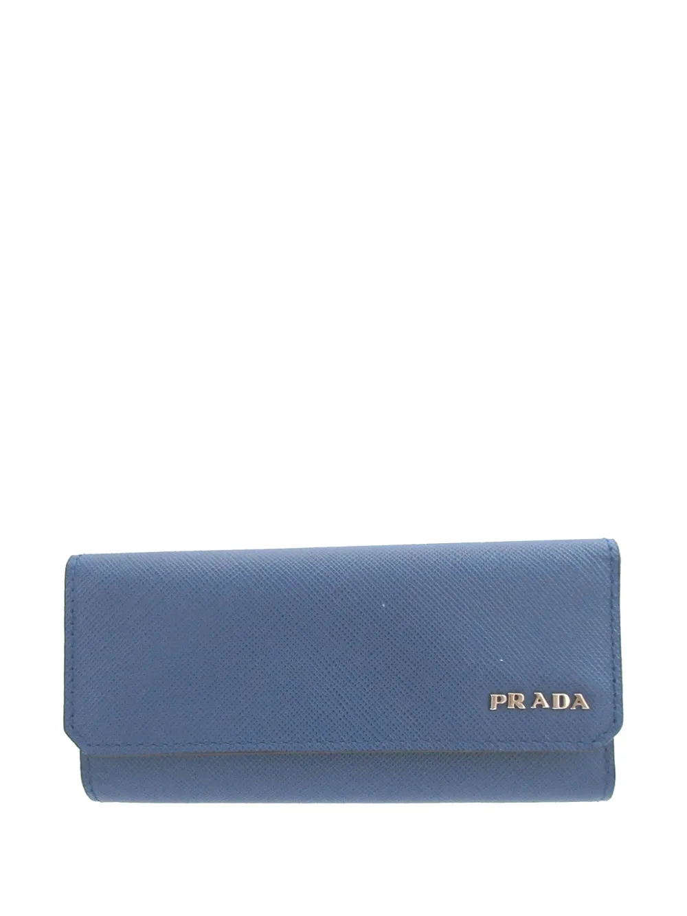 Prada Pre-Owned 2010-2026 Saffiano key holder - Blau