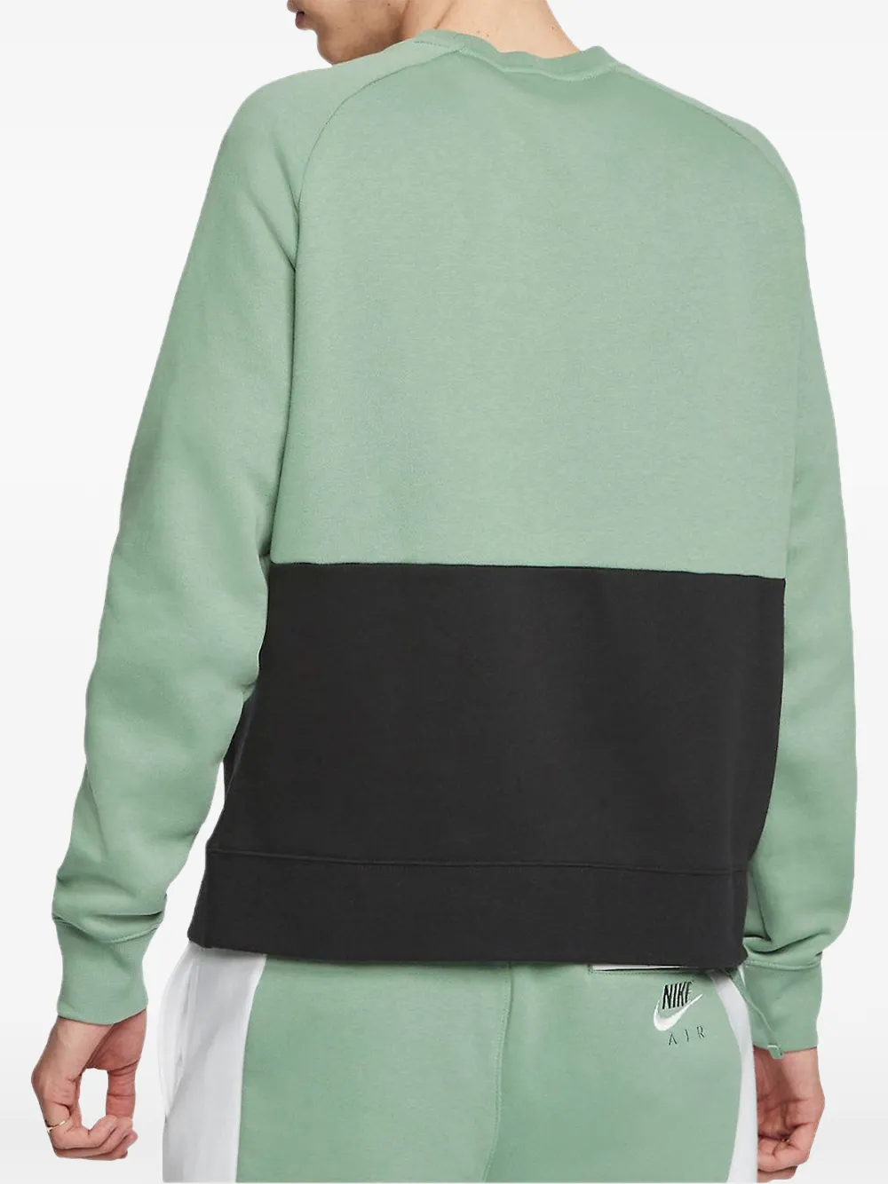 Nike Sweater met colourblocking Groen