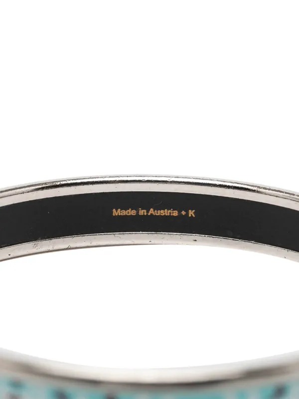 Hermès Pre-Owned 2000-2025 ナロー フラワー ペタル エナメル