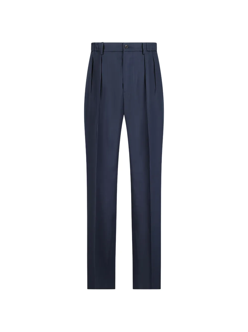 Tagliatore pleated straight-leg trousers - Blu
