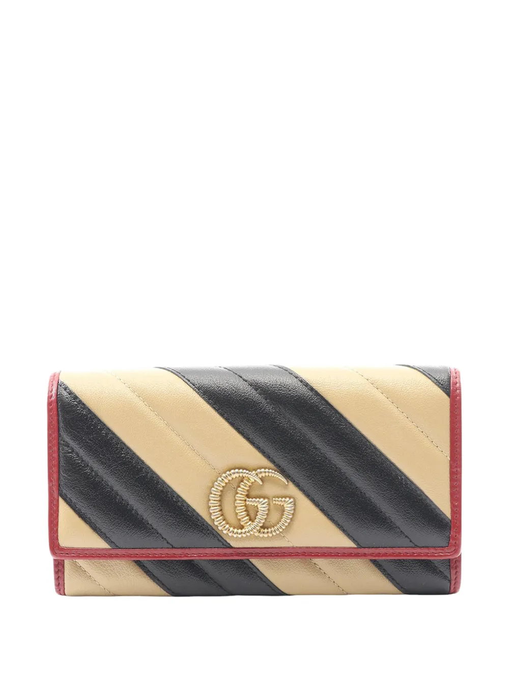 Gucci Pre-Owned 2016-2026 GG Marmont Wallet long wallets - Nero