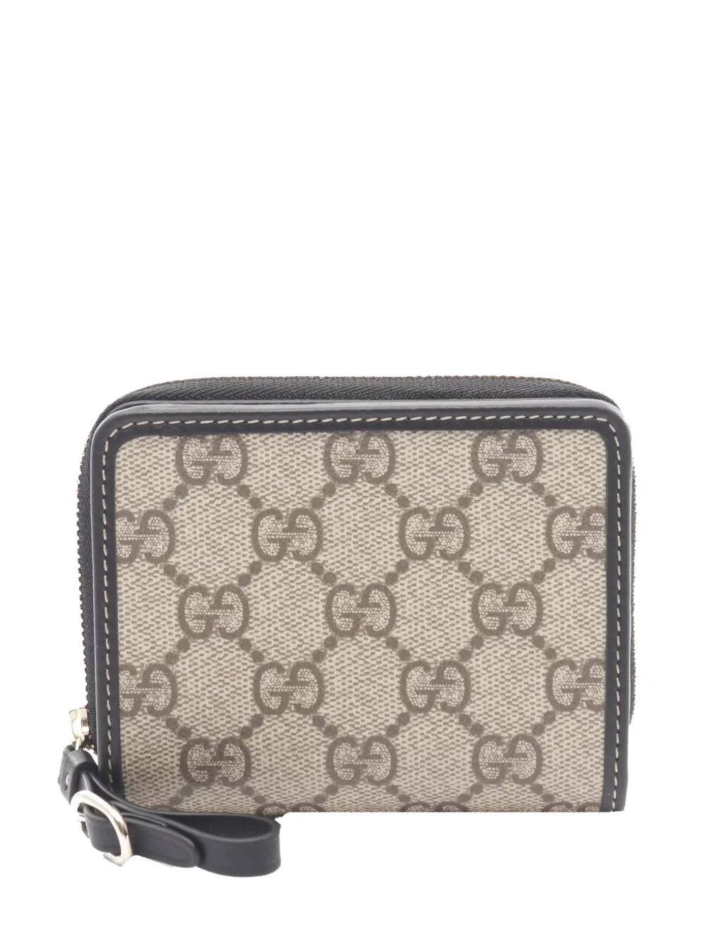 Gucci Pre-Owned 2016-2026 GG Supreme Wallet small wallets - Marrone