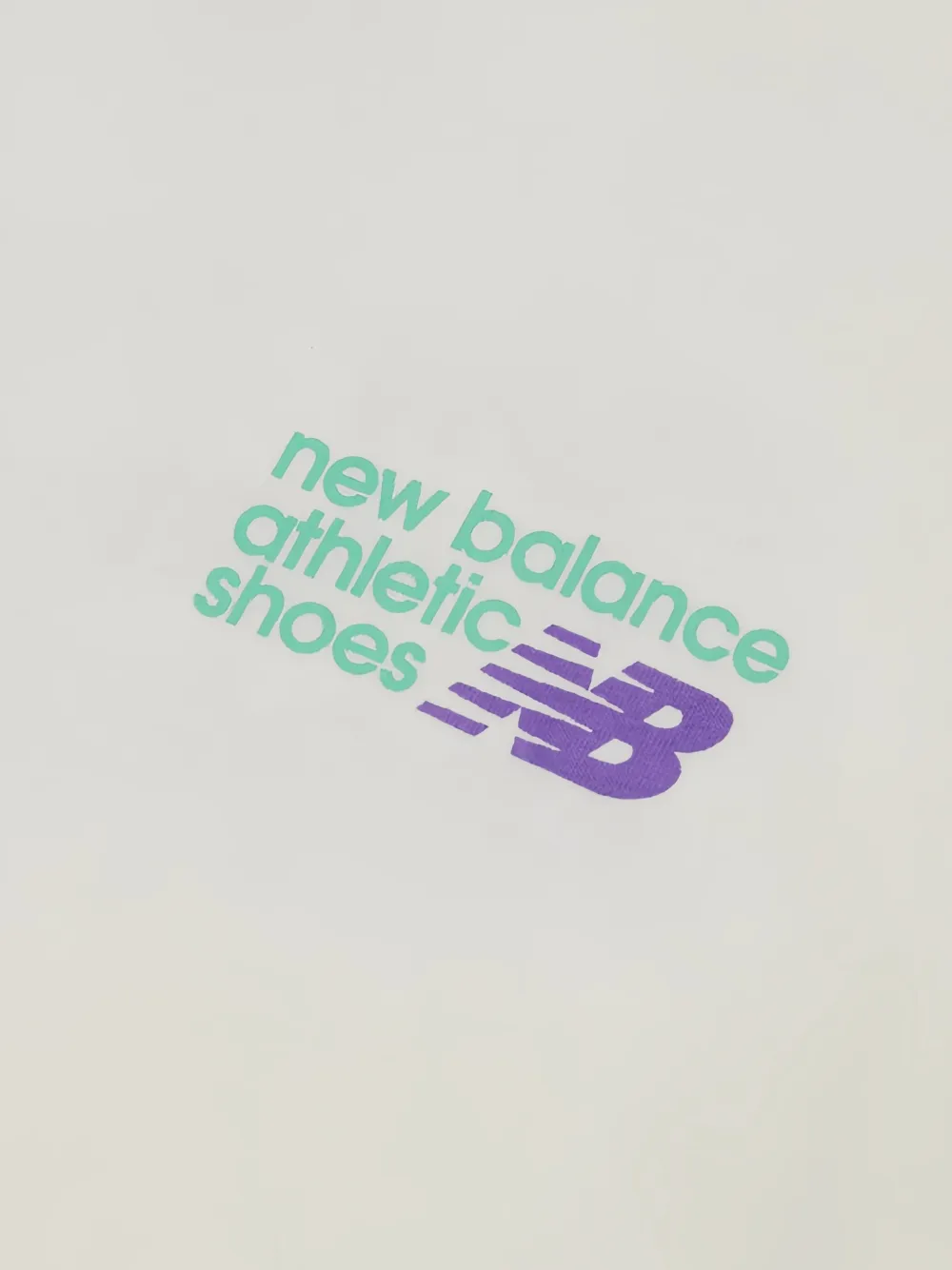 New Balance Kids T-shirt met logoprint Beige