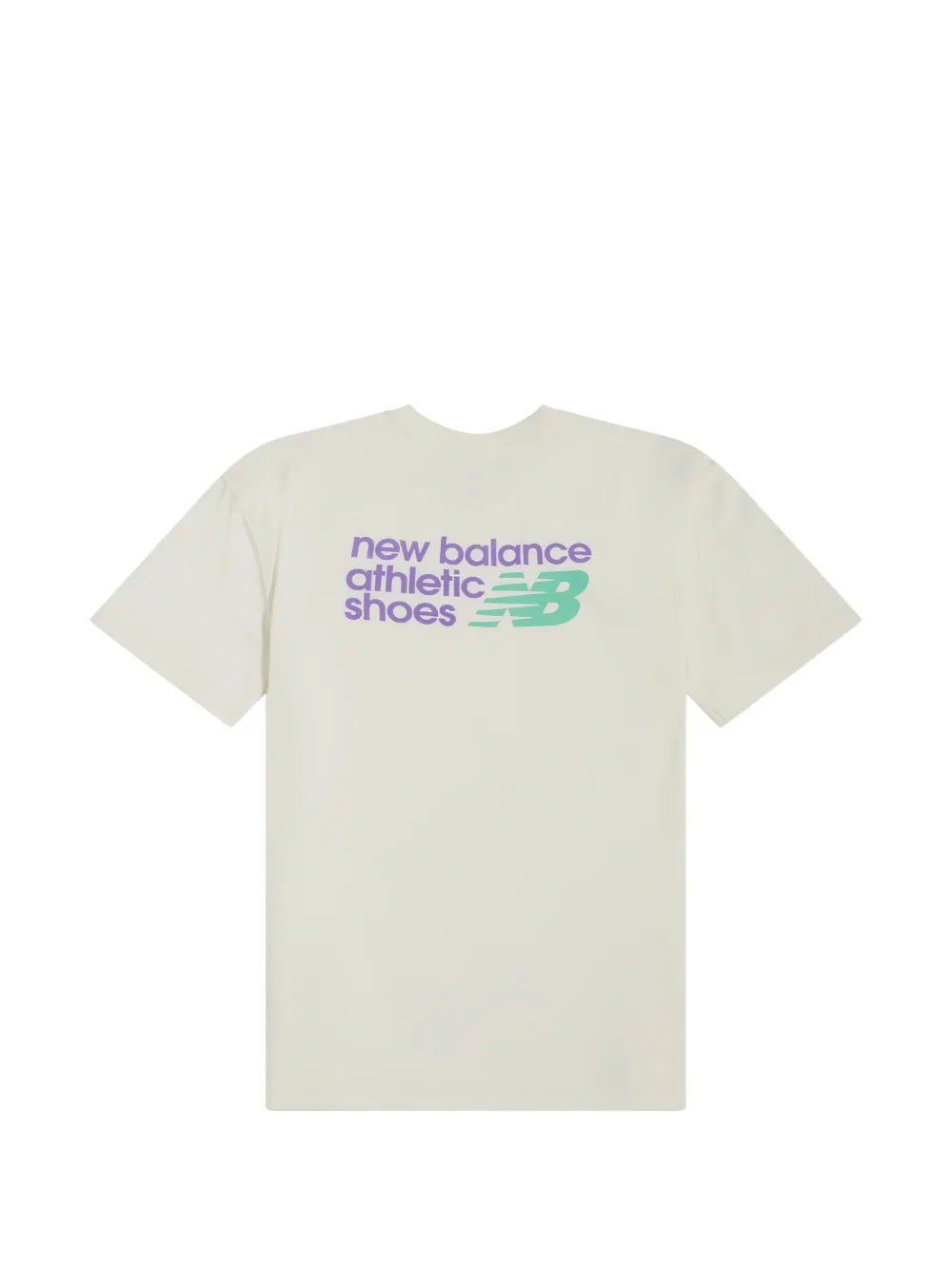 New Balance Kids T-shirt met logoprint Beige