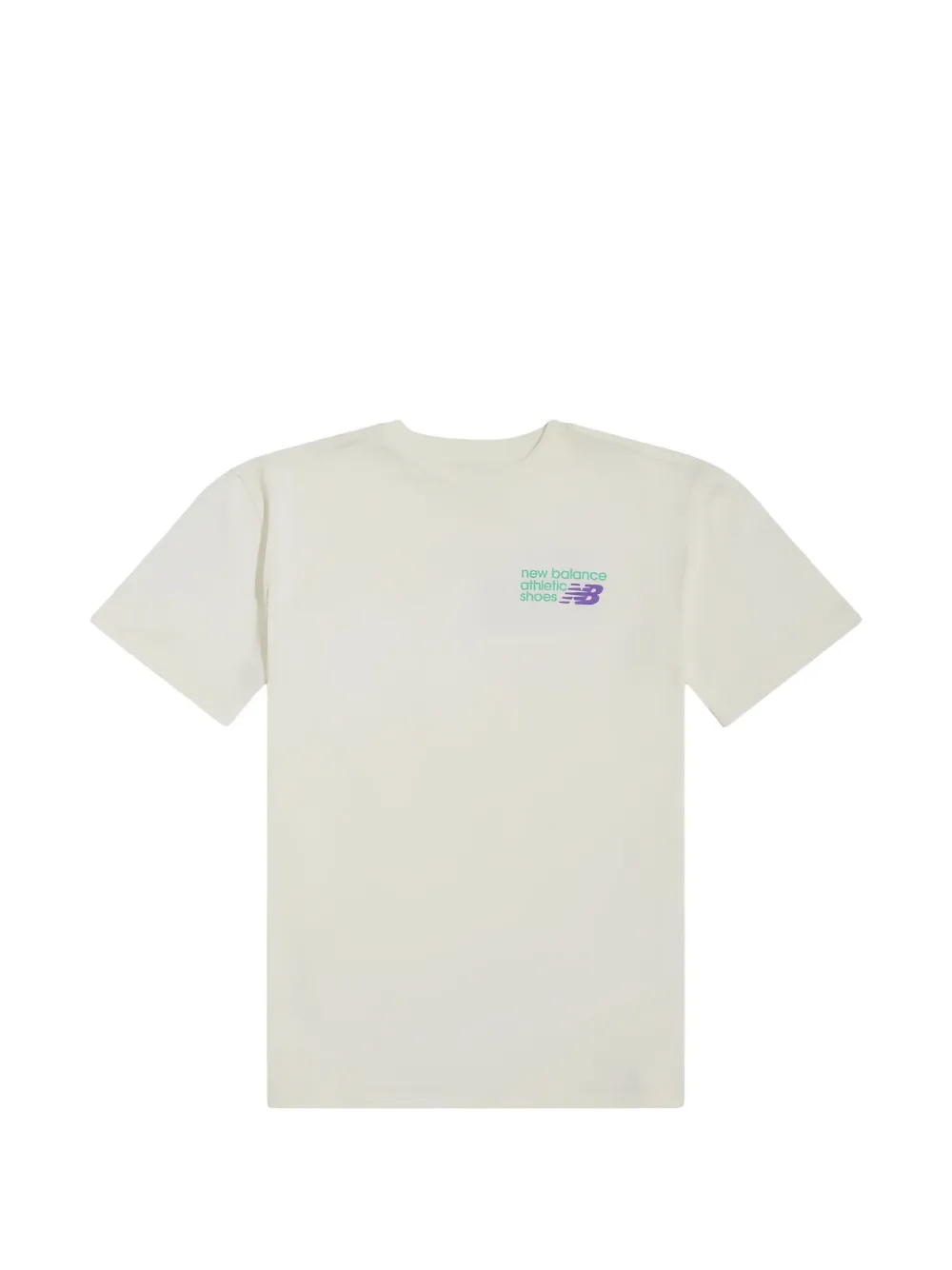 New Balance Kids T-shirt con logo - Toni neutri