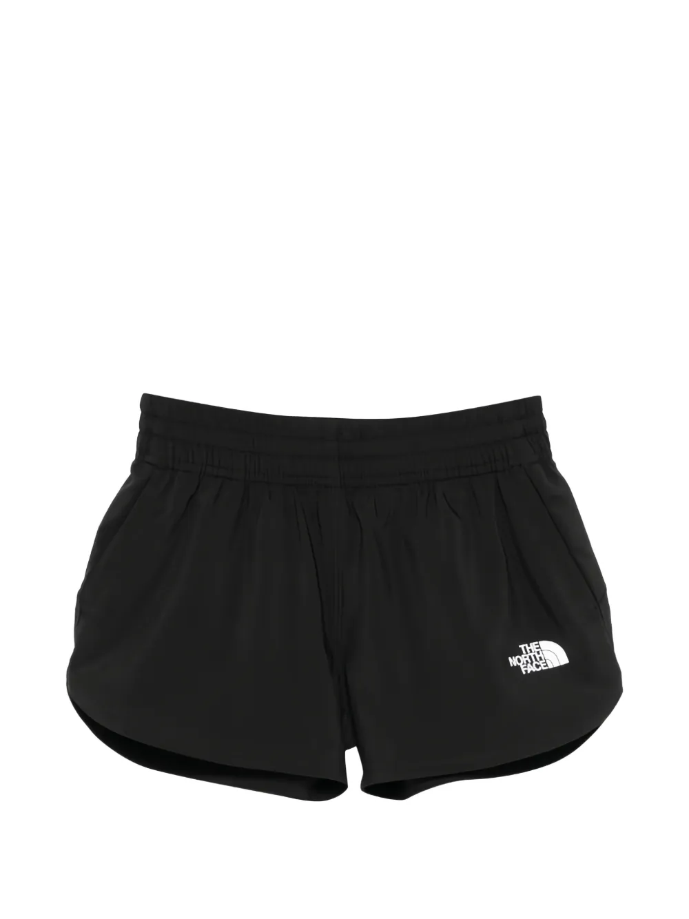 The North Face Kids logo-print shorts - Nero