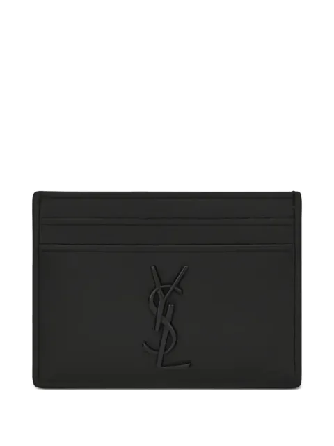 Saint Laurent Cassandre leather card holder