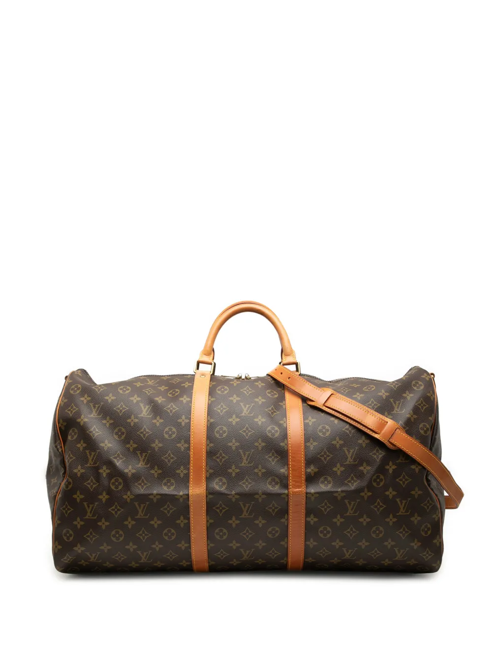 Louis Vuitton Pre-Owned 1987 Monogram Keepall Bandouliere 60 travel bag - Marrone