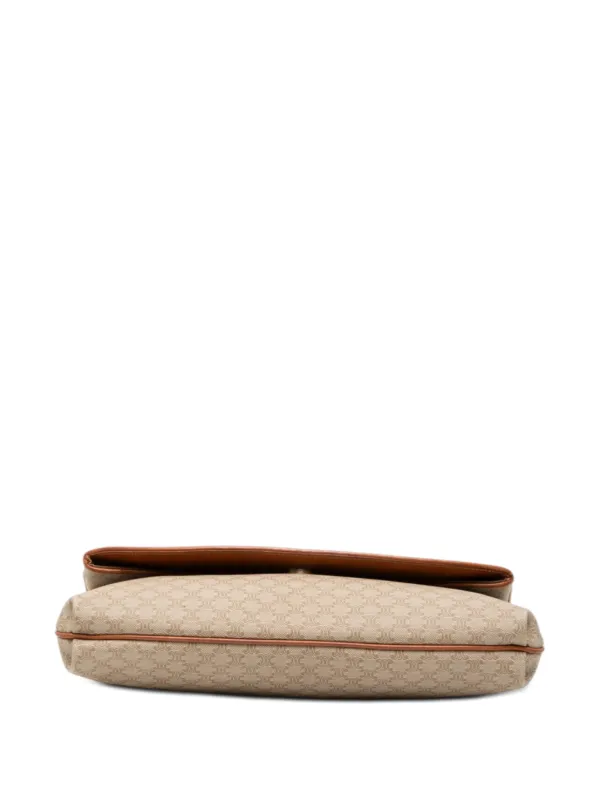 Céline CELINE Macadam Canvas クラッチ　セリーヌ Celine Pre-Owned 2005 Macadam Coated Canvas Clutch Bag | Neutrals