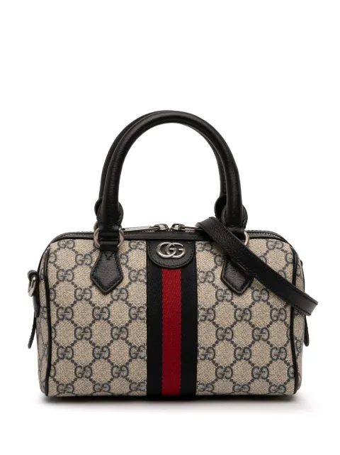 Gucci Pre-Owned 2016-2026 Mini GG Supreme Ophidia Web satchel