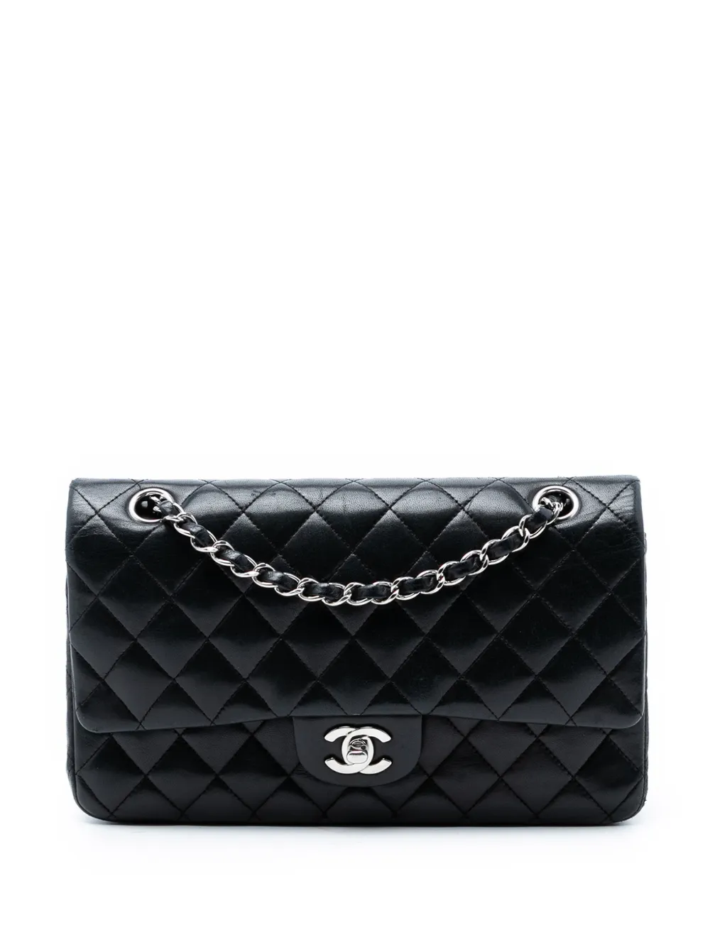 CHANEL Pre-Owned 2006-2008 Medium Classic Lambskin Double Flap shoulder bag - Nero