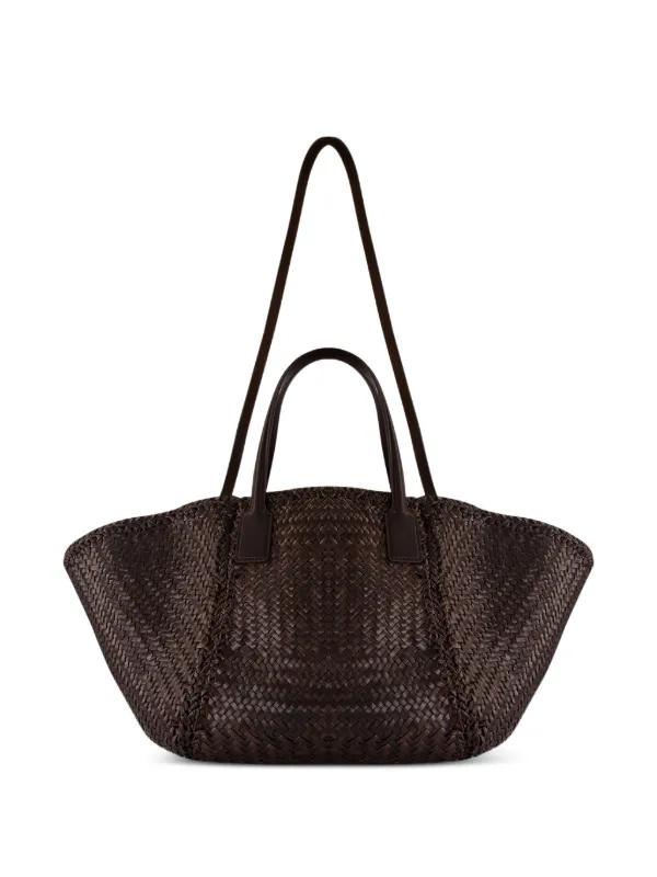 DRAGON DIFFUSION Teresa Woven Tote Bag | Brown | FARFETCH