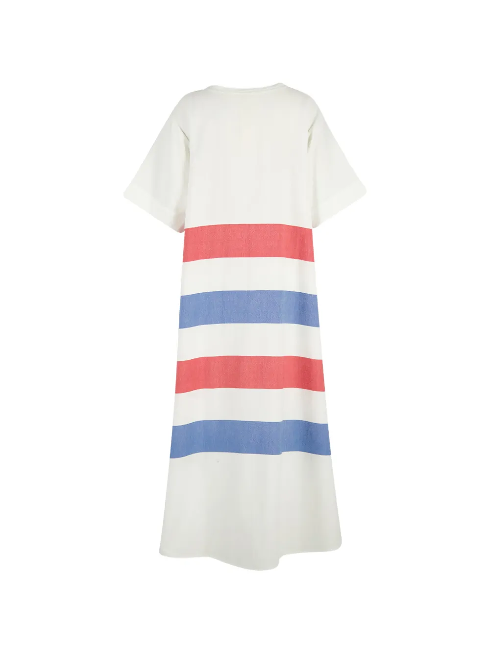 Marrakshi Life Gestreepte maxi-jurk Wit