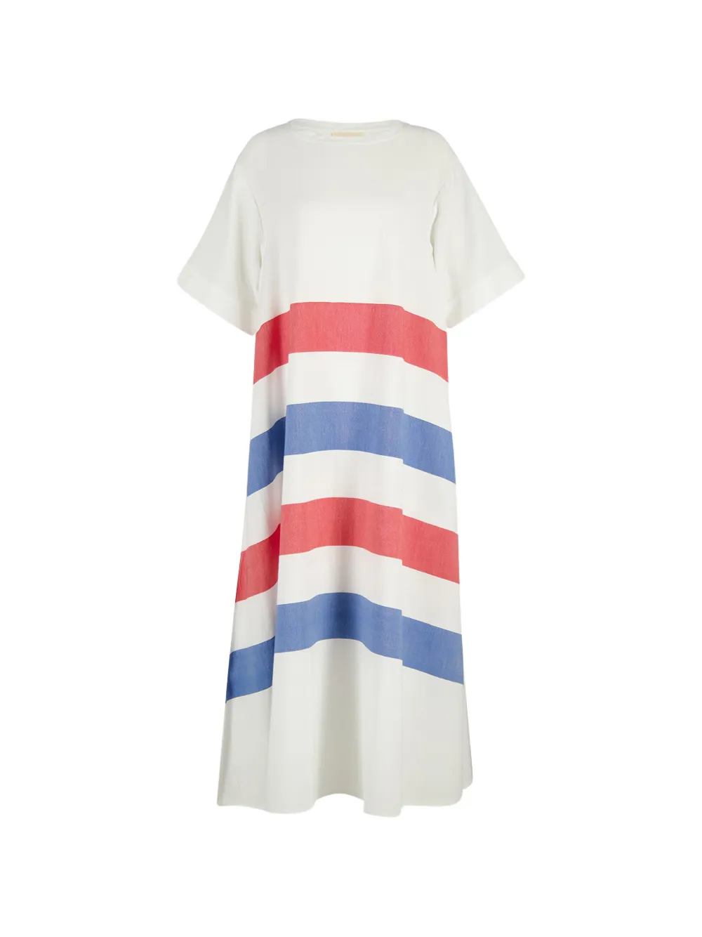 Marrakshi Life striped maxi dress - Bianco