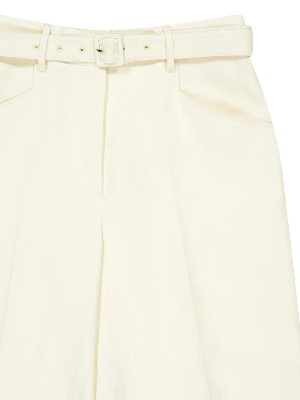 Gabriela Hearst Norman broek met ceintuur Beige