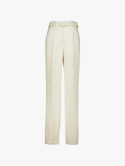 Gabriela Hearst pantalones Norman con cinturón