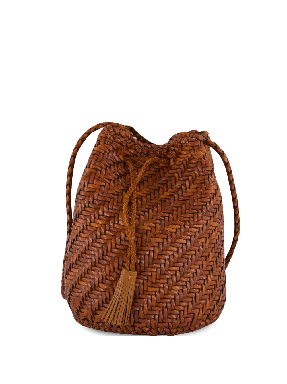 DRAGON DIFFUSION Borsa a spalla Pompom Double Jump - Marrone