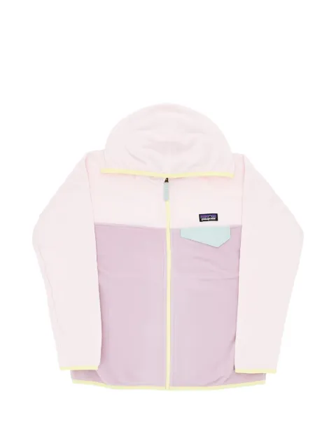 Patagonia Micro D Snap-T colour-block fleece hoodie