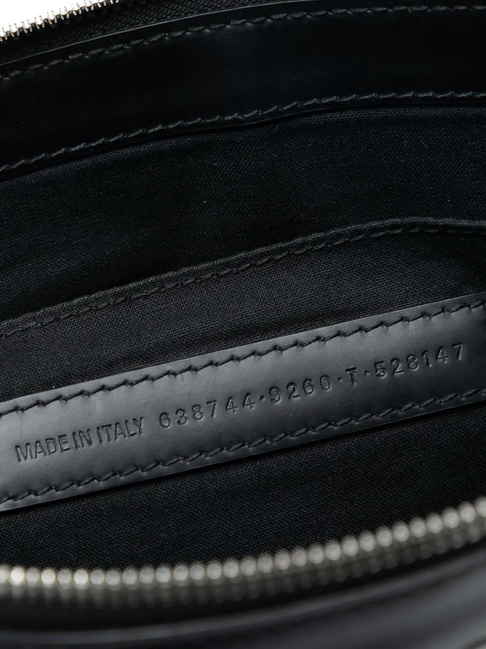 Balenciaga Pre-Owned 2021 キャンバス ネイビー クリップ M クラッチ