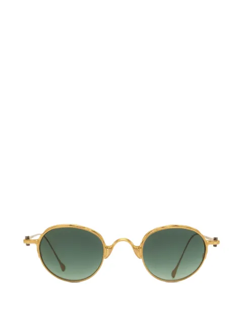Yohji Yamamoto brushed round-frame sunglasses