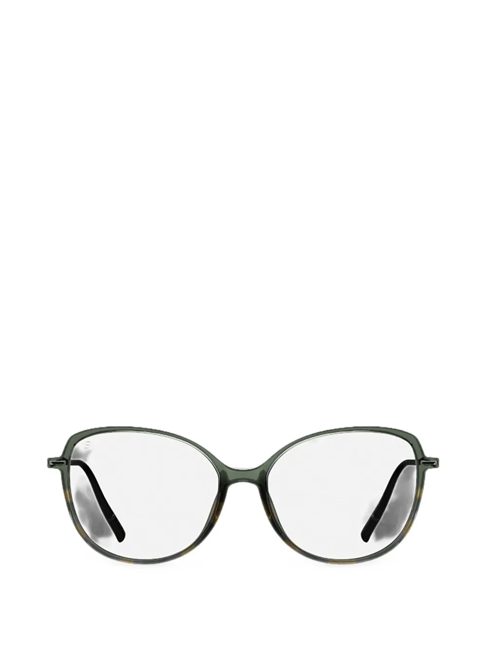 Silhouette Illusion Lite tortoiseshell-effect cat-eye glasses - Verde