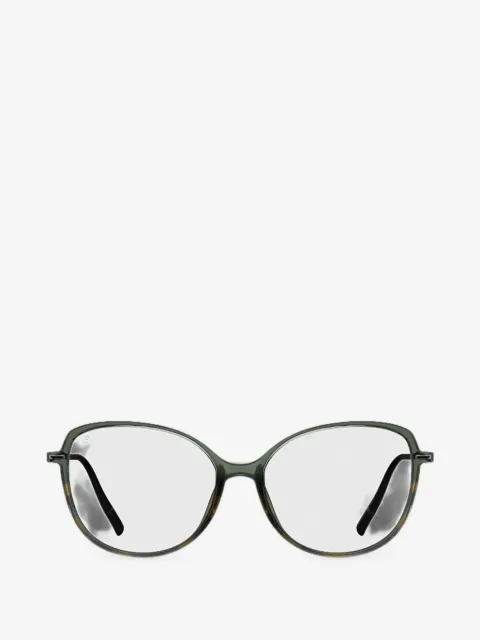 Silhouette Illusion Lite tortoiseshell-effect cat-eye glasses
