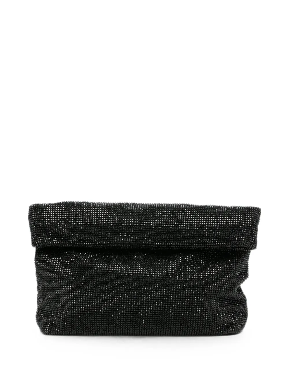 TWENTY FOURHAITCH mini Varadero crystal-embellished clutch bag - Nero
