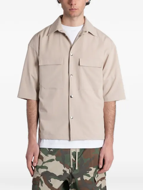STATE OF ORDER short-sleeved flap-pocket shirt