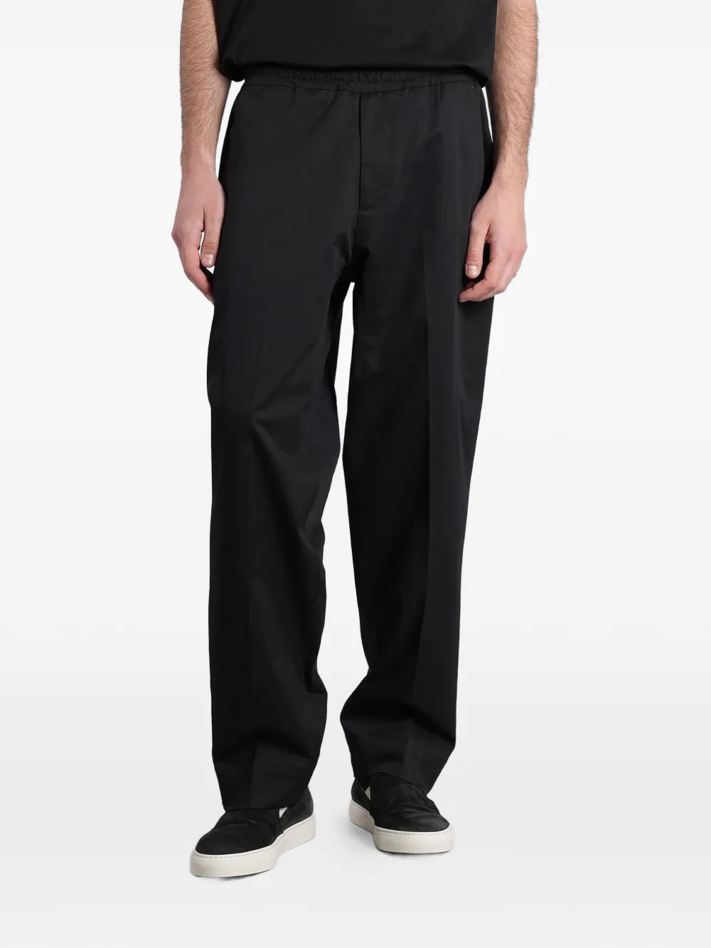 STATE OF ORDER elasticated-waistband trousers - Nero
