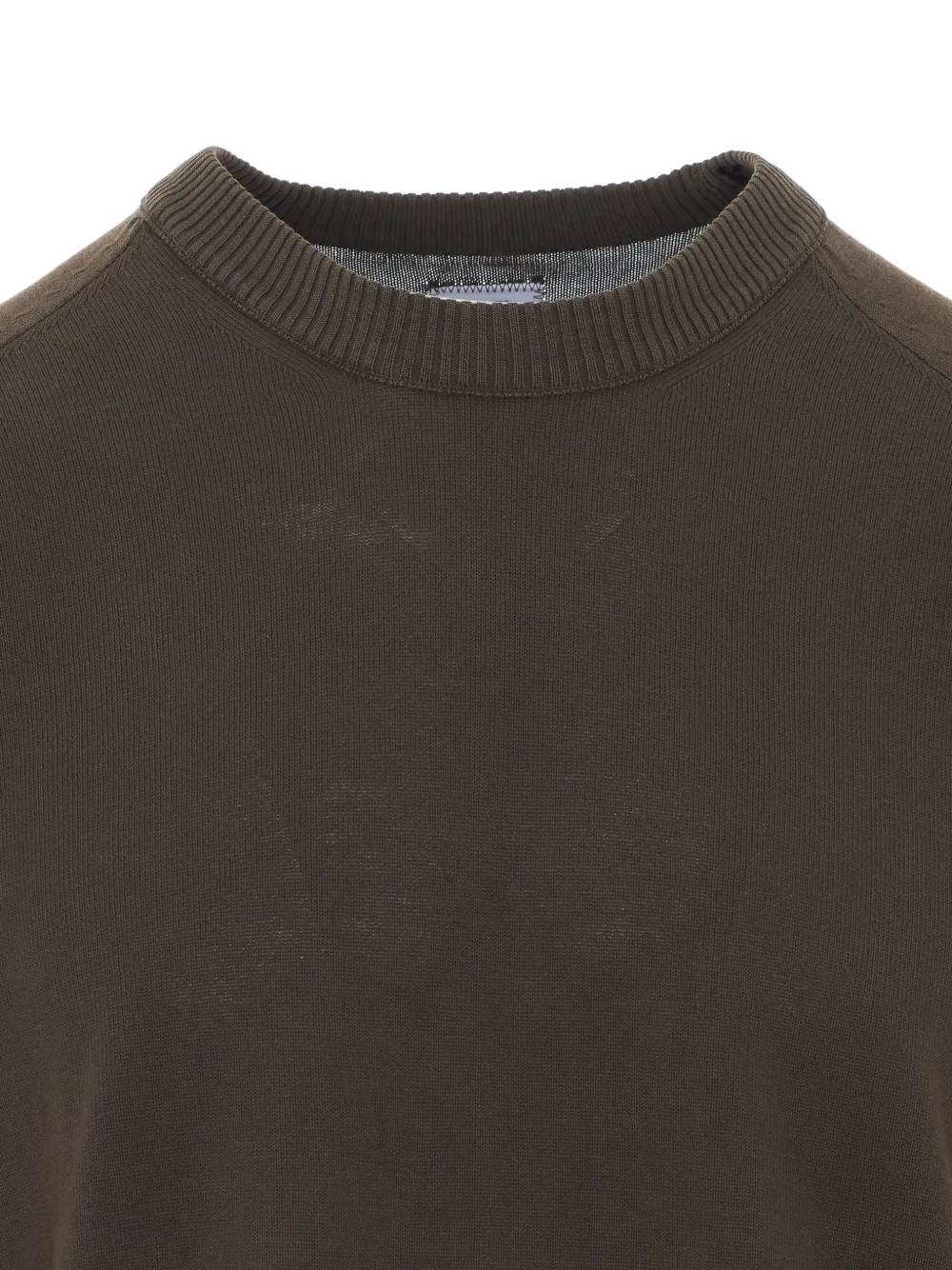 C.P. Company Trui met Lens-detail en ronde hals Groen