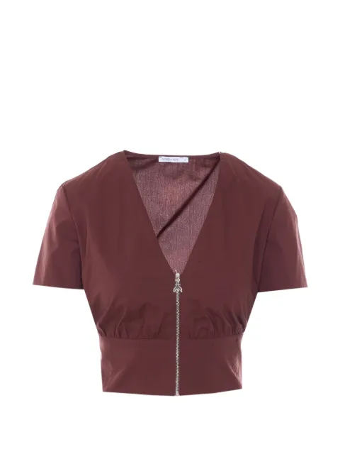 Patrizia Pepe cropped blouse