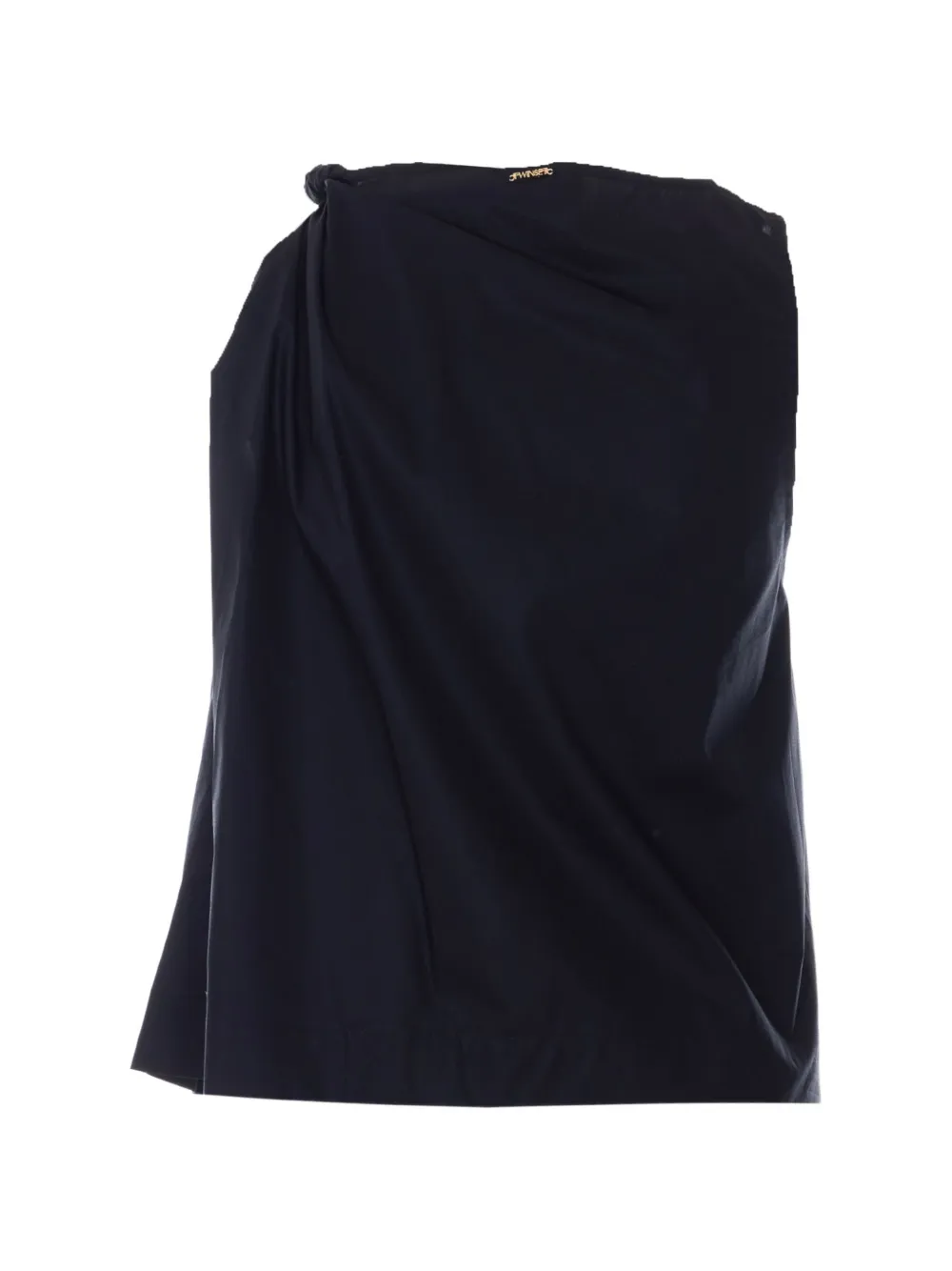 TWINSET Gedrapeerde top met knoopdetail Blauw
