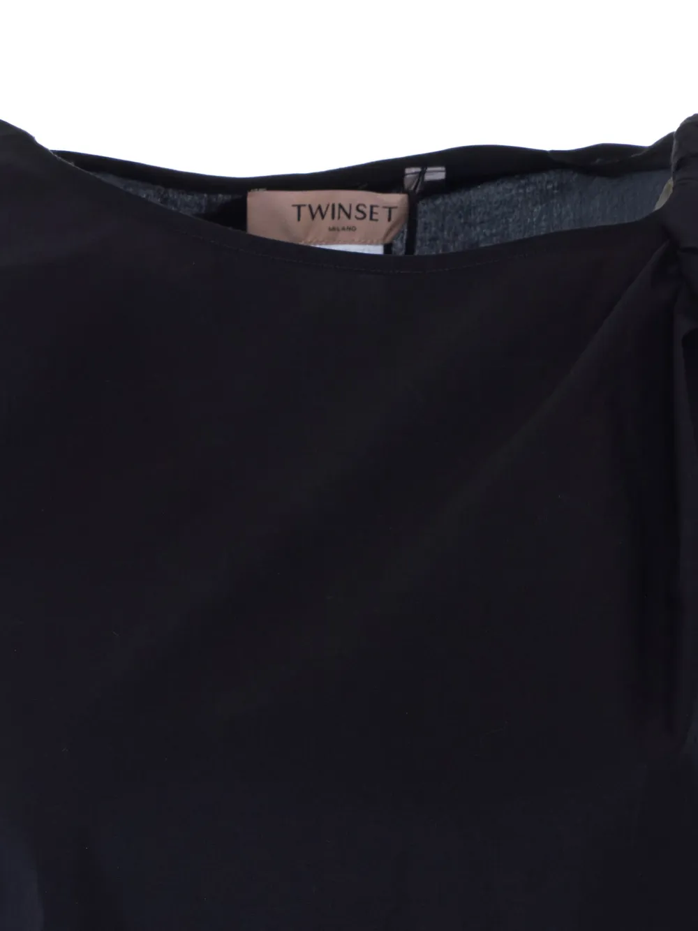 TWINSET Gedrapeerde top met knoopdetail Blauw