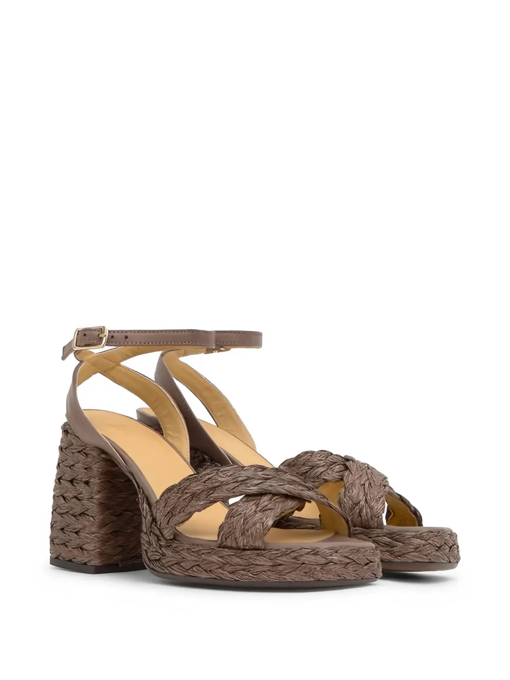 Castañer Valerietta braided sandals Bruin