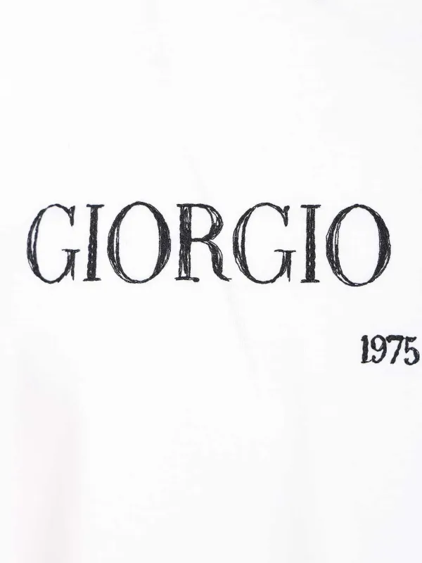 Giorgio Armani ロゴ Tシャツ | ホワイト | FARFETCH JP