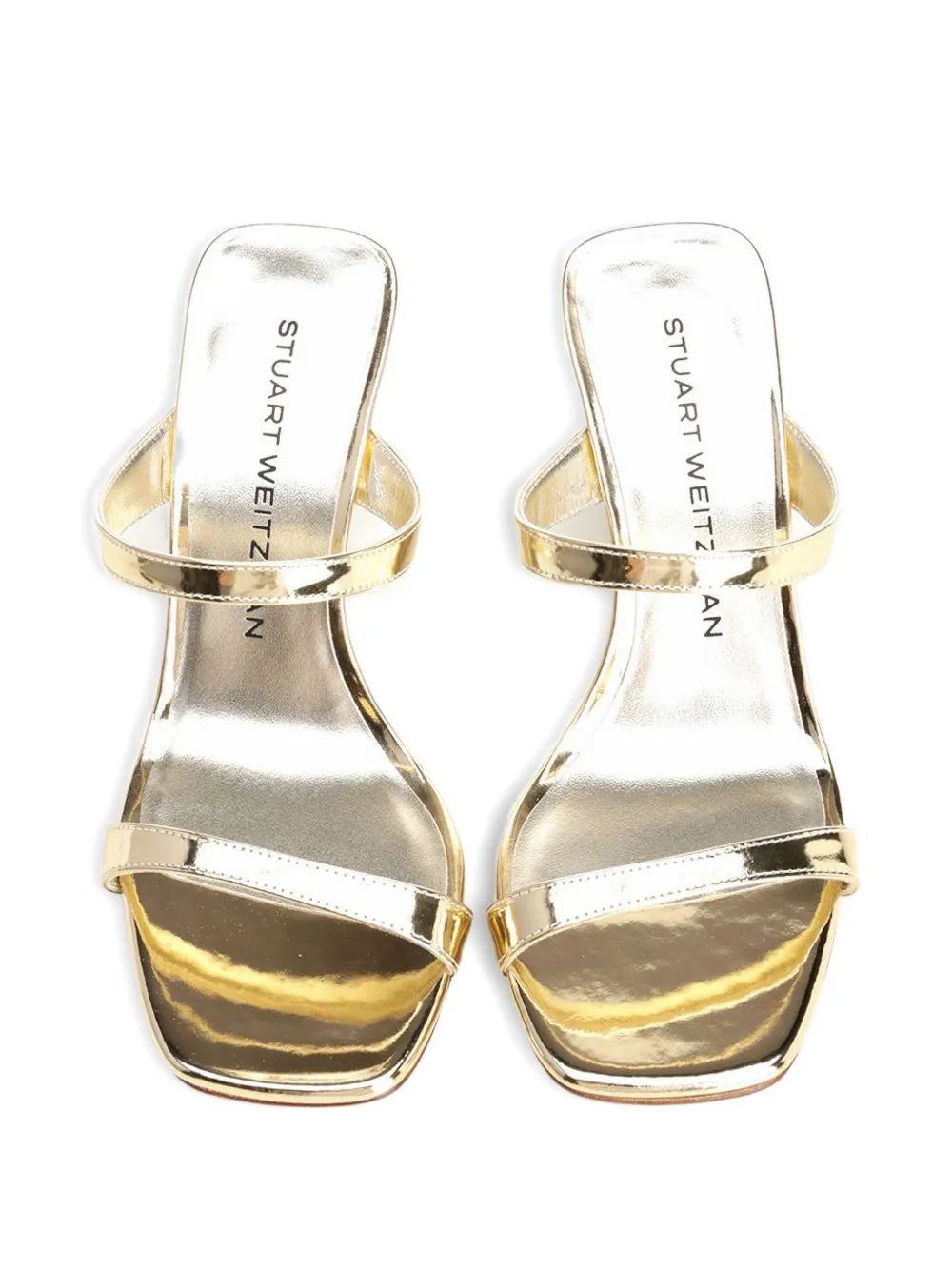 Stuart Weitzman Vinnie wedge sandals Goud