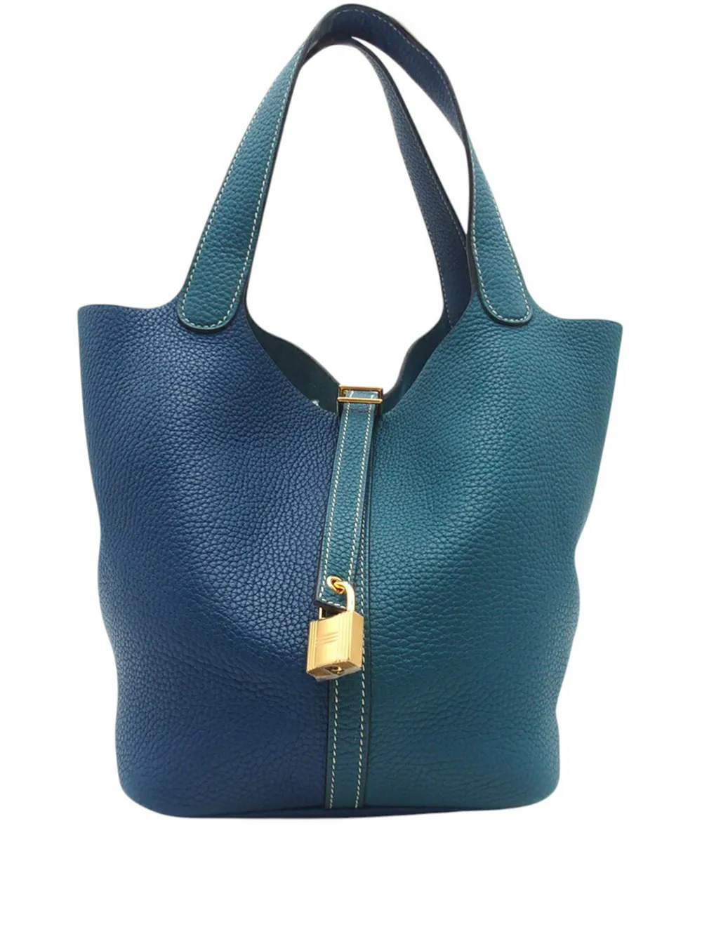 Hermès Pre-Owned 2019 Clemence Picotin Lock 22 Casaque handbag - Green