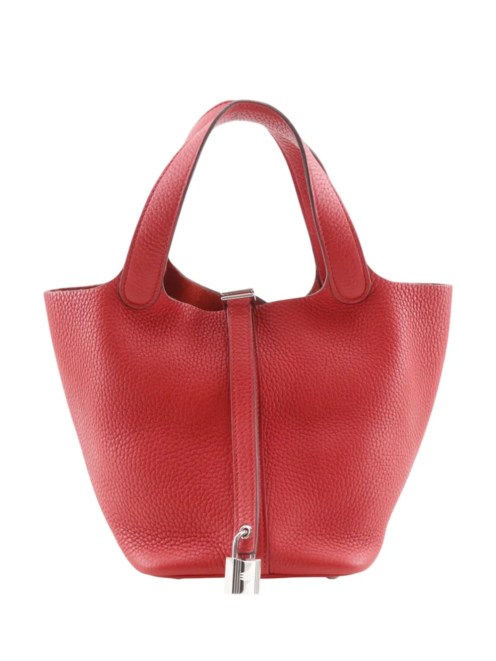 Hermès Pre-Owned 2019 Clemence Picotin Lock 18 handbag - Rot