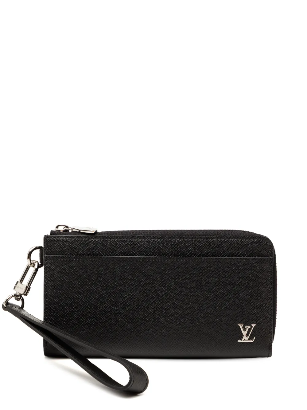 Louis Vuitton Pre-Owned 2021-2026 Taiga Zippy Dragonne Wallet long wallets - Schwarz