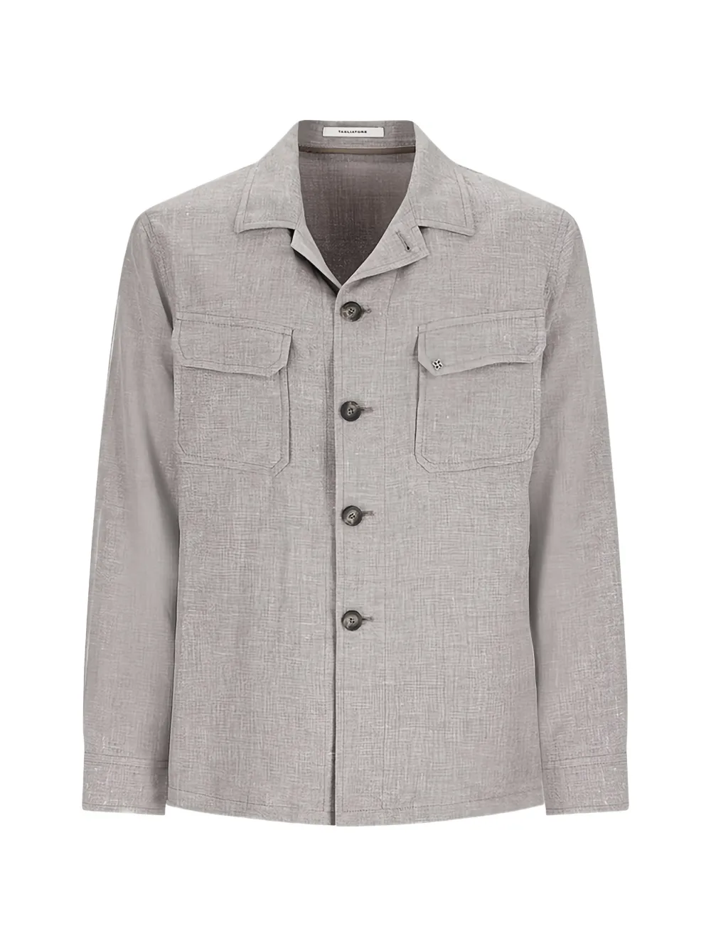 Tagliatore flap-pocket button-up jacket - Grau