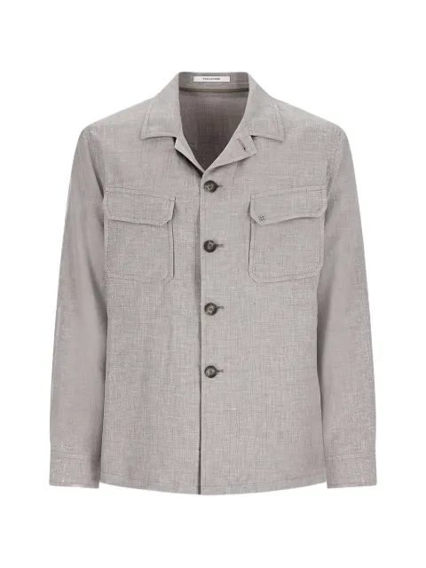 Tagliatore flap-pocket button-up jacket