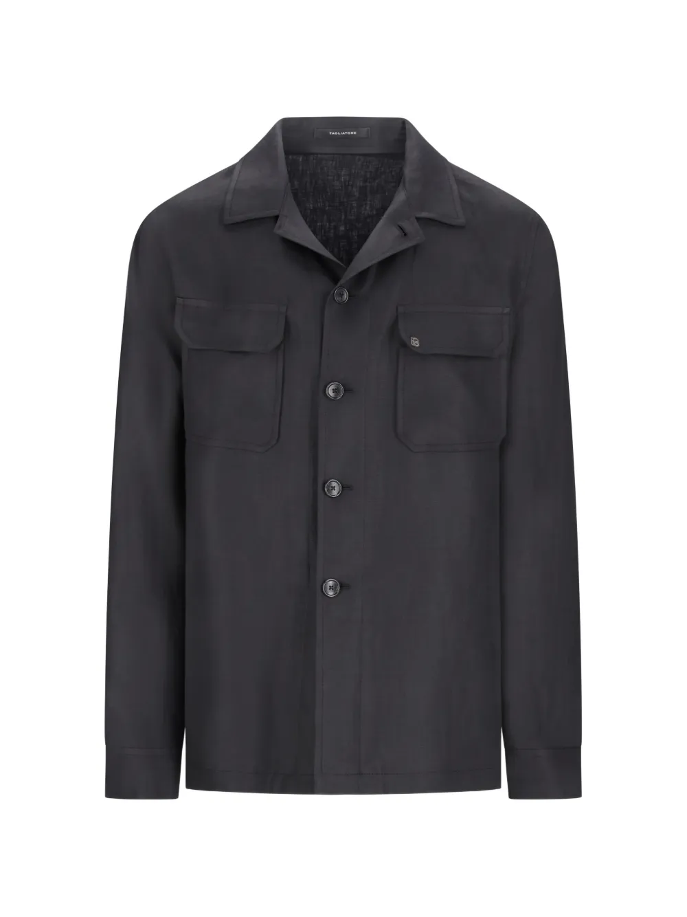 Tagliatore button-up shirt jacket - Nero